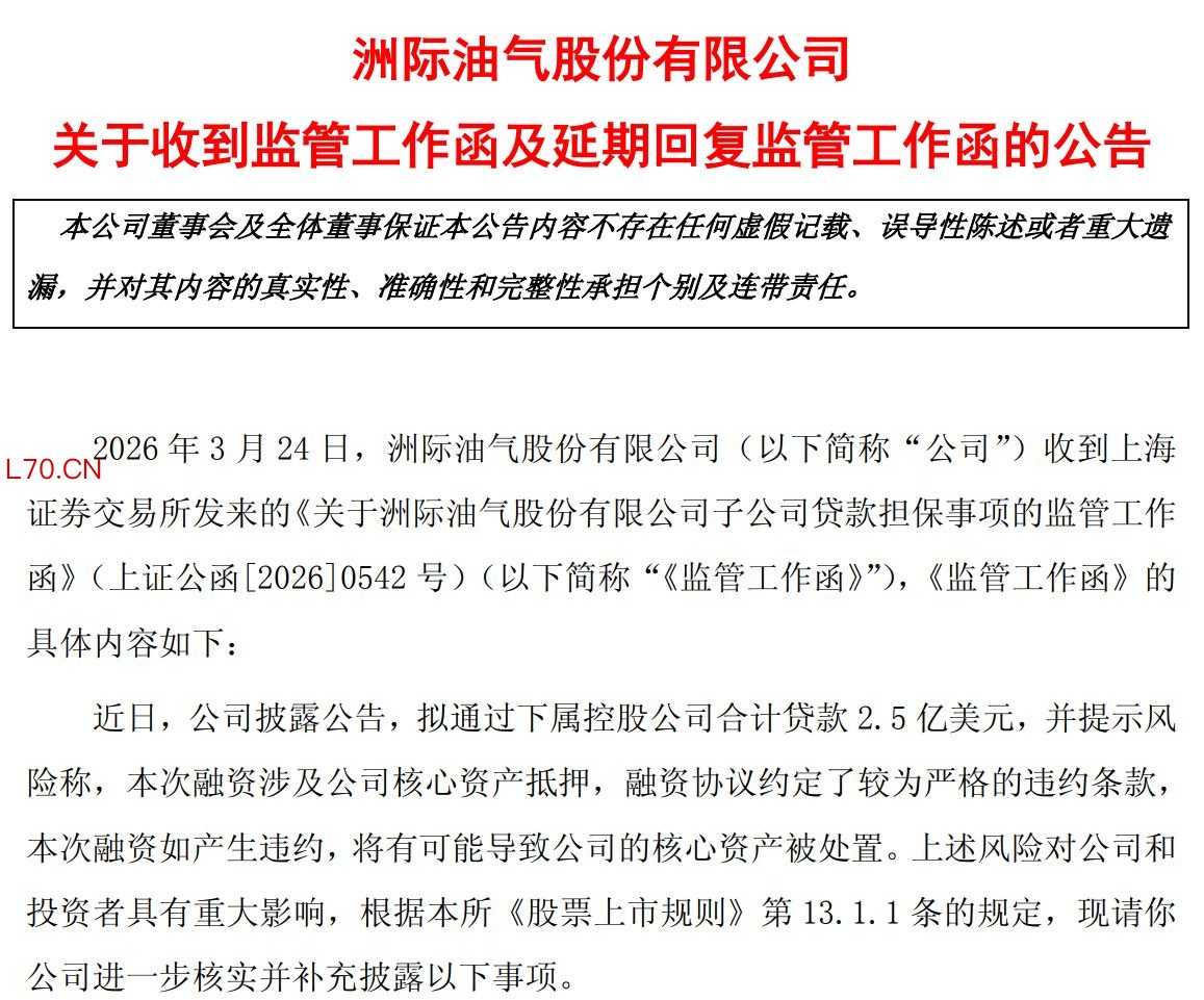 图片来源：洲际油气公告