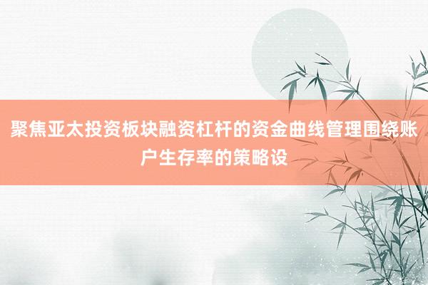 聚焦亚太投资板块融资杠杆的资金曲线管理围绕账户生存率的策略设