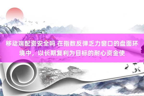 移动端配资安全吗 在指数反弹乏力窗口的盘面环境中，以长期复利为目标的耐心资金使