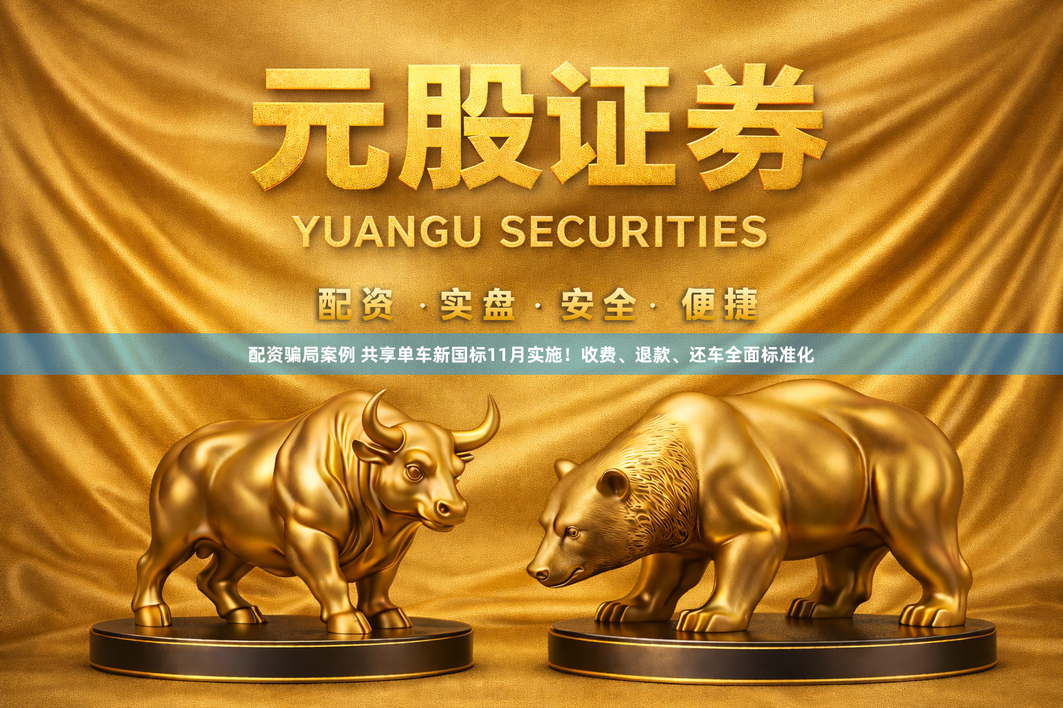 配资骗局案例 共享单车新国标11月实施！收费、退款、还车全面标准化